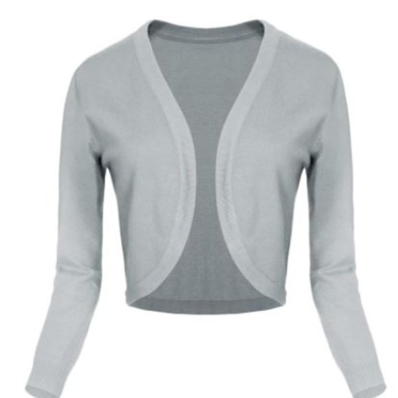 New With Tags Urban CoCo Women's Cropped Cardigan V-Neck  3/4 Sleeve - Picture 5 of 11